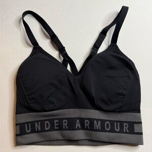 Under Armour Black and Gray Sports Bra